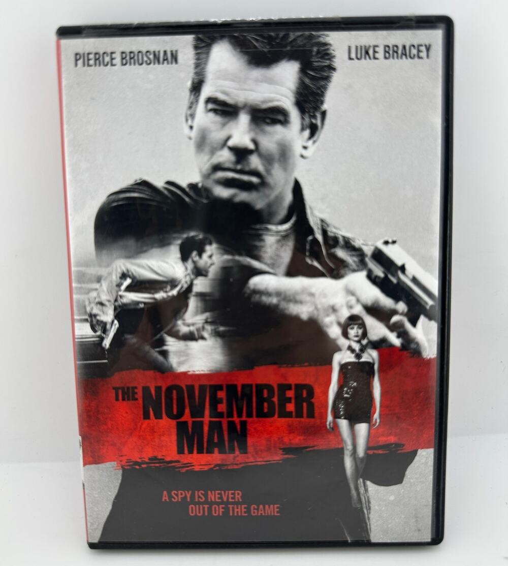 The November Man DVD Pierce Brosnan Luke Bracey 2014 Spy Action Thriller